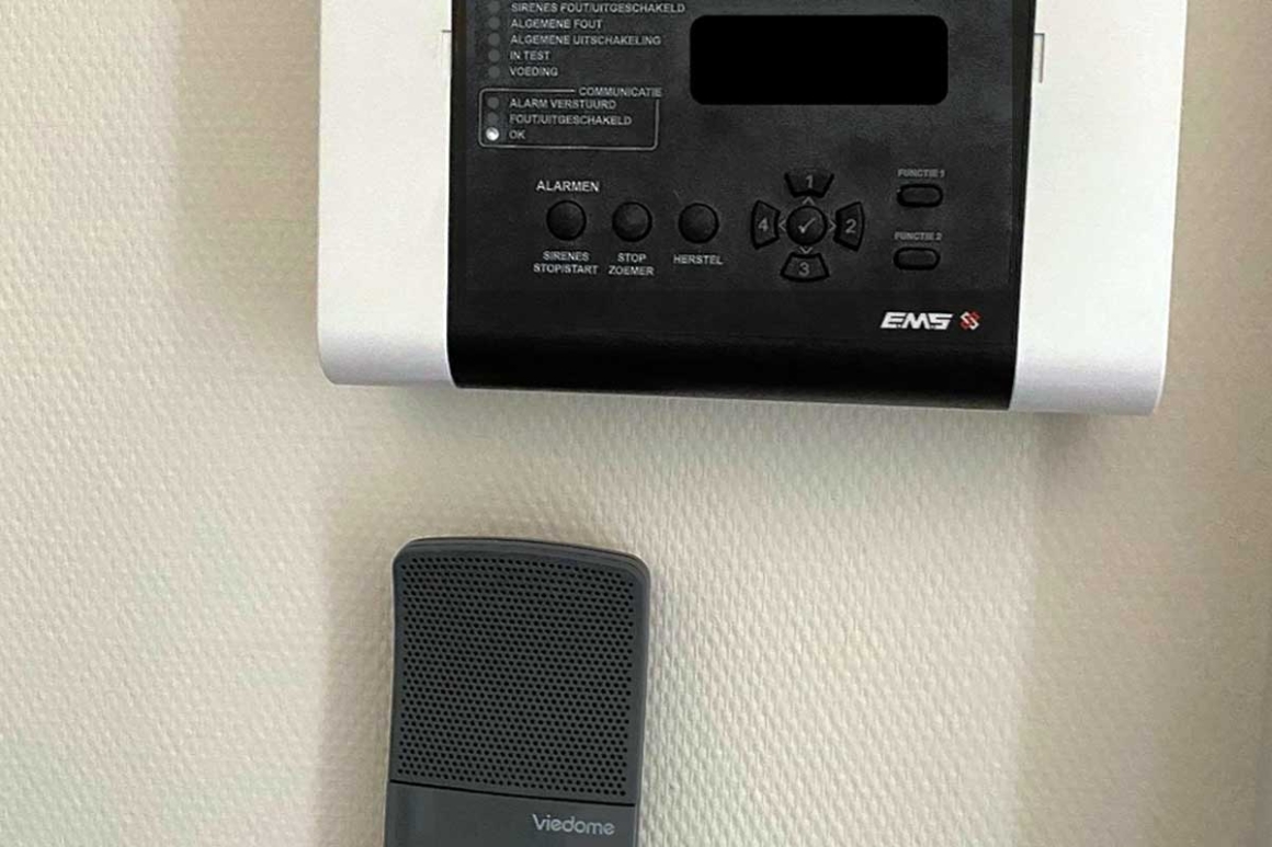 smartcell brandmeldsysteem eenvoudig te koppelen aan de VieDome zorgcentrale